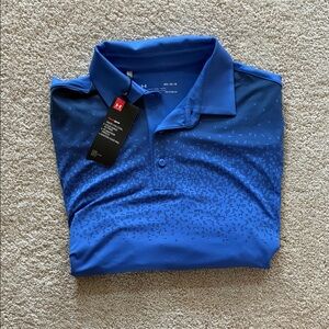 Under Armour Men's Gradient Blue Polo